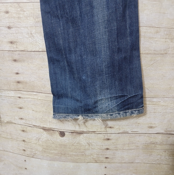 Mek distressed Oaxaca boot cut jeans 27x34 - Picture 3 of 6